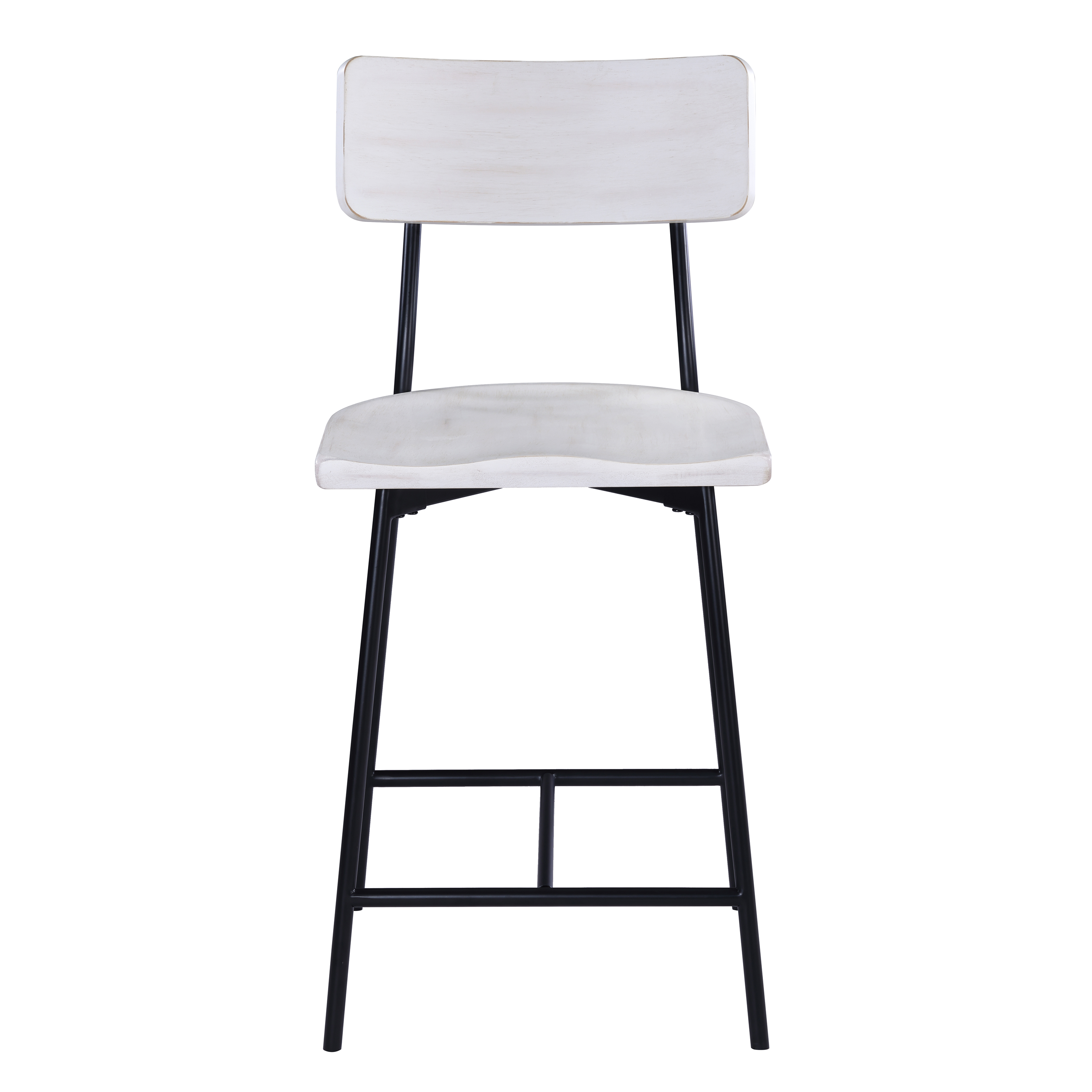 Baylor 24.25" H Saddle-Seat Counter Stool with Curved Backrest – image 2