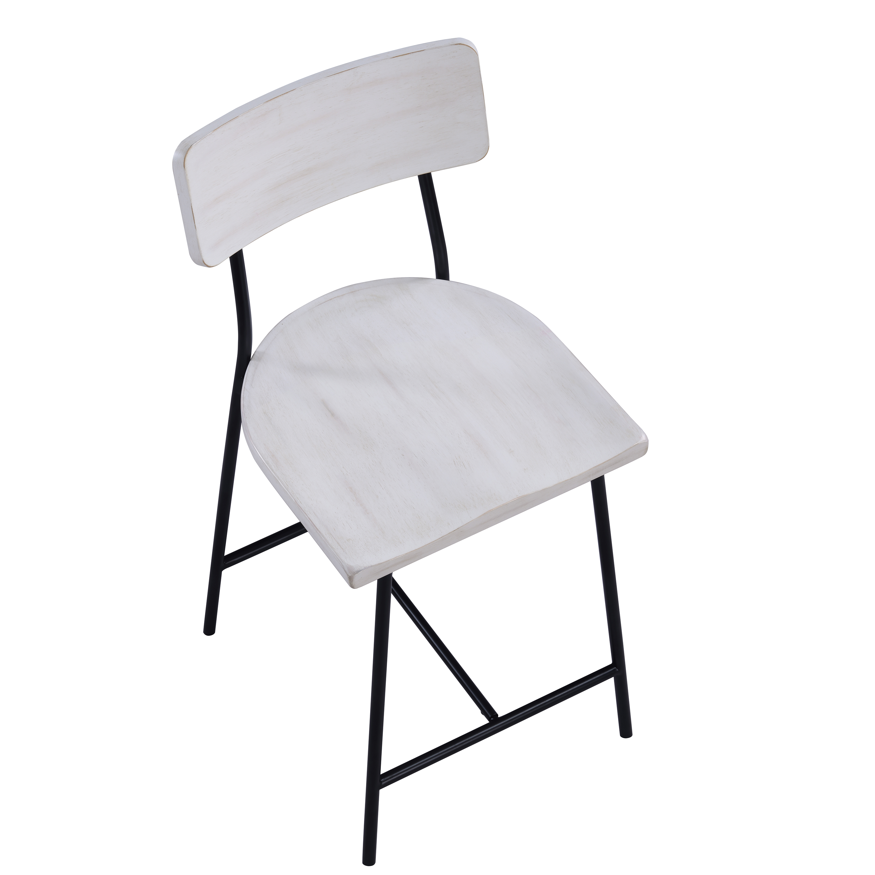 Baylor 24.25" H Saddle-Seat Counter Stool with Curved Backrest – image 6