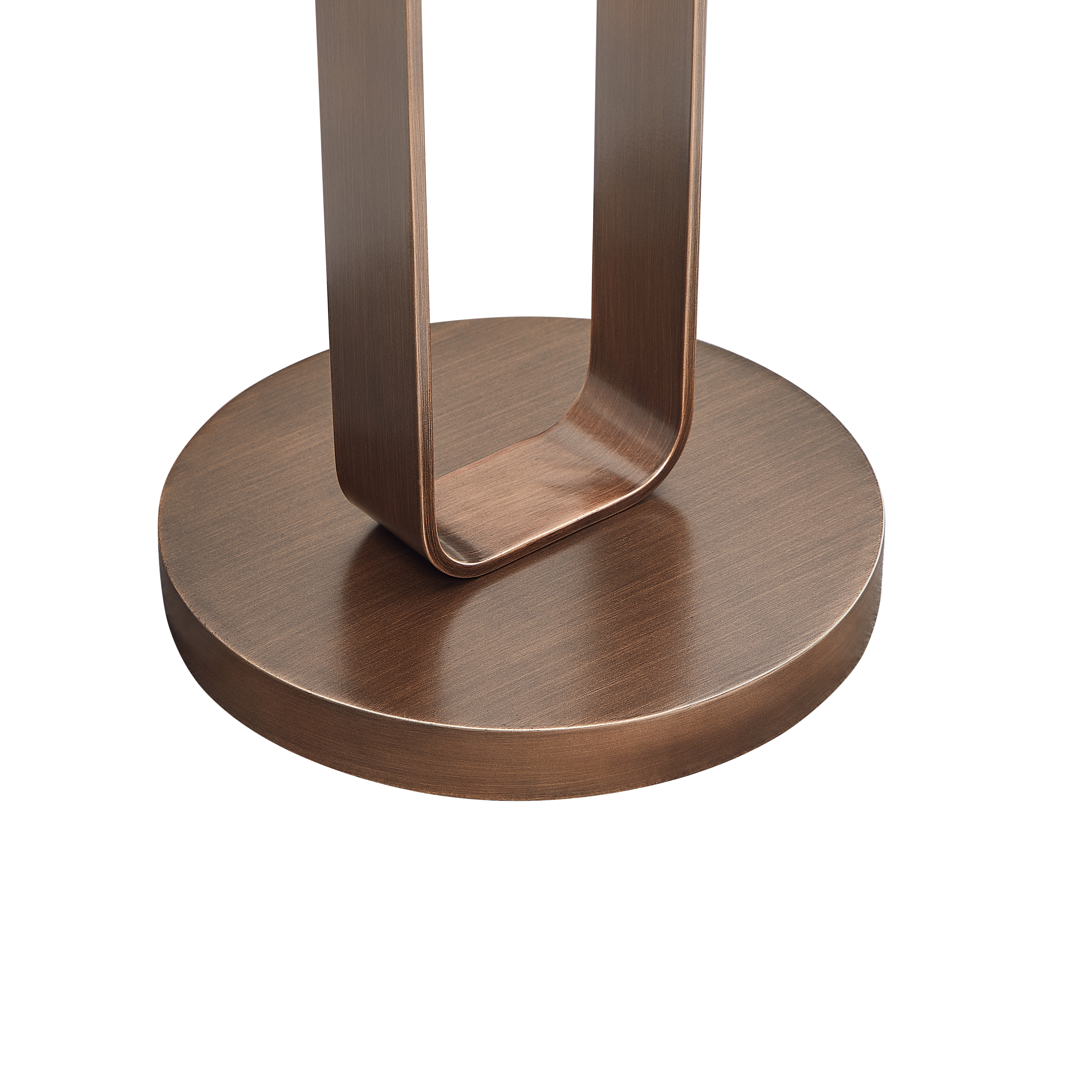 Talia Sculptural Round Accent Table in Antique Bronze – image 5