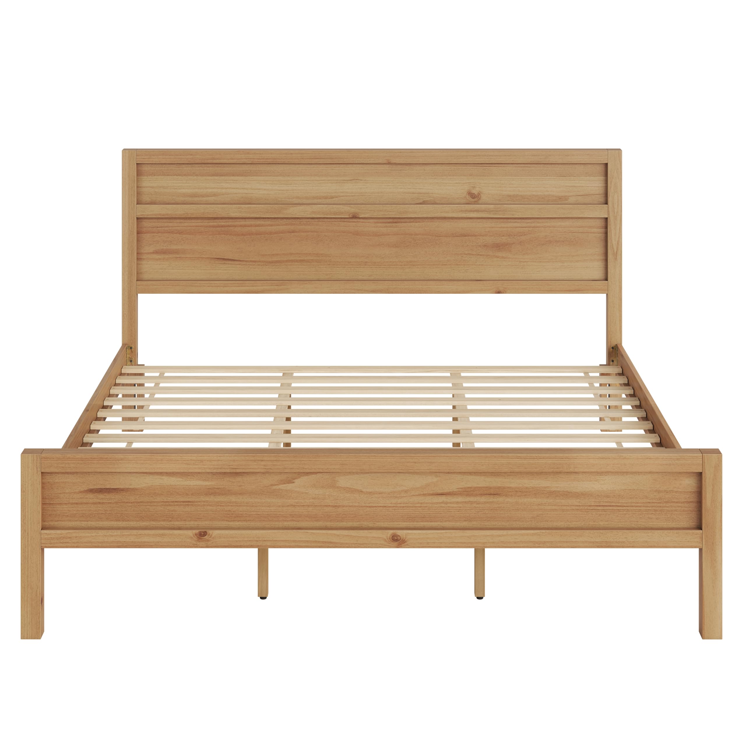 Clean-Line Platform Bed in Pine – image 5