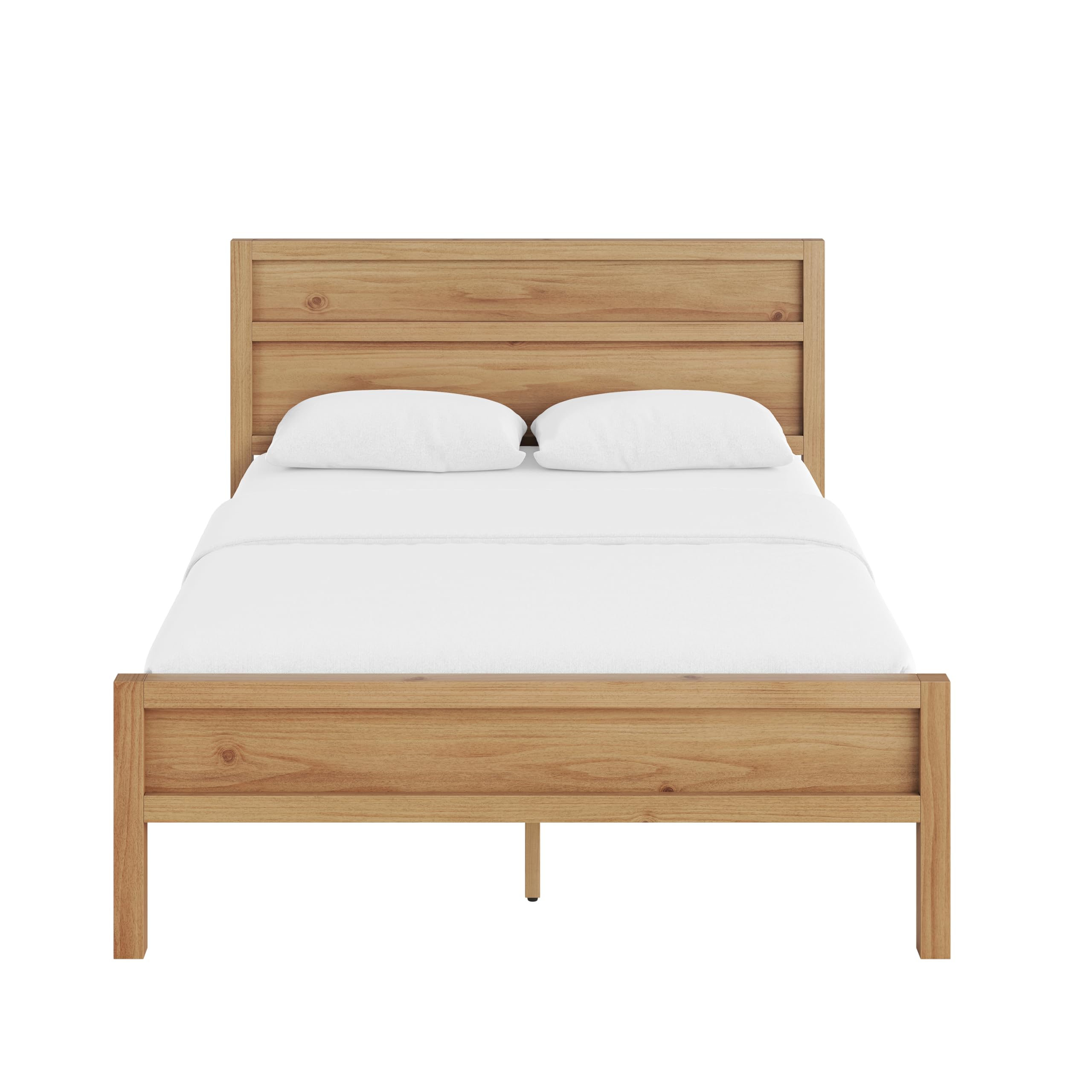 Clean-Line Platform Bed in Pine – image 3