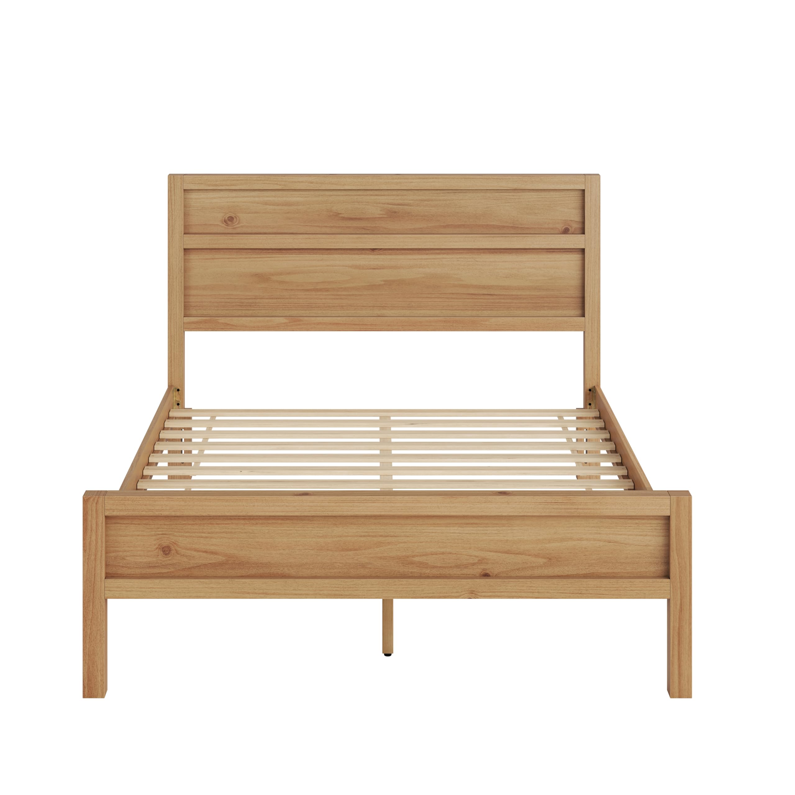 Clean-Line Platform Bed in Pine – image 5