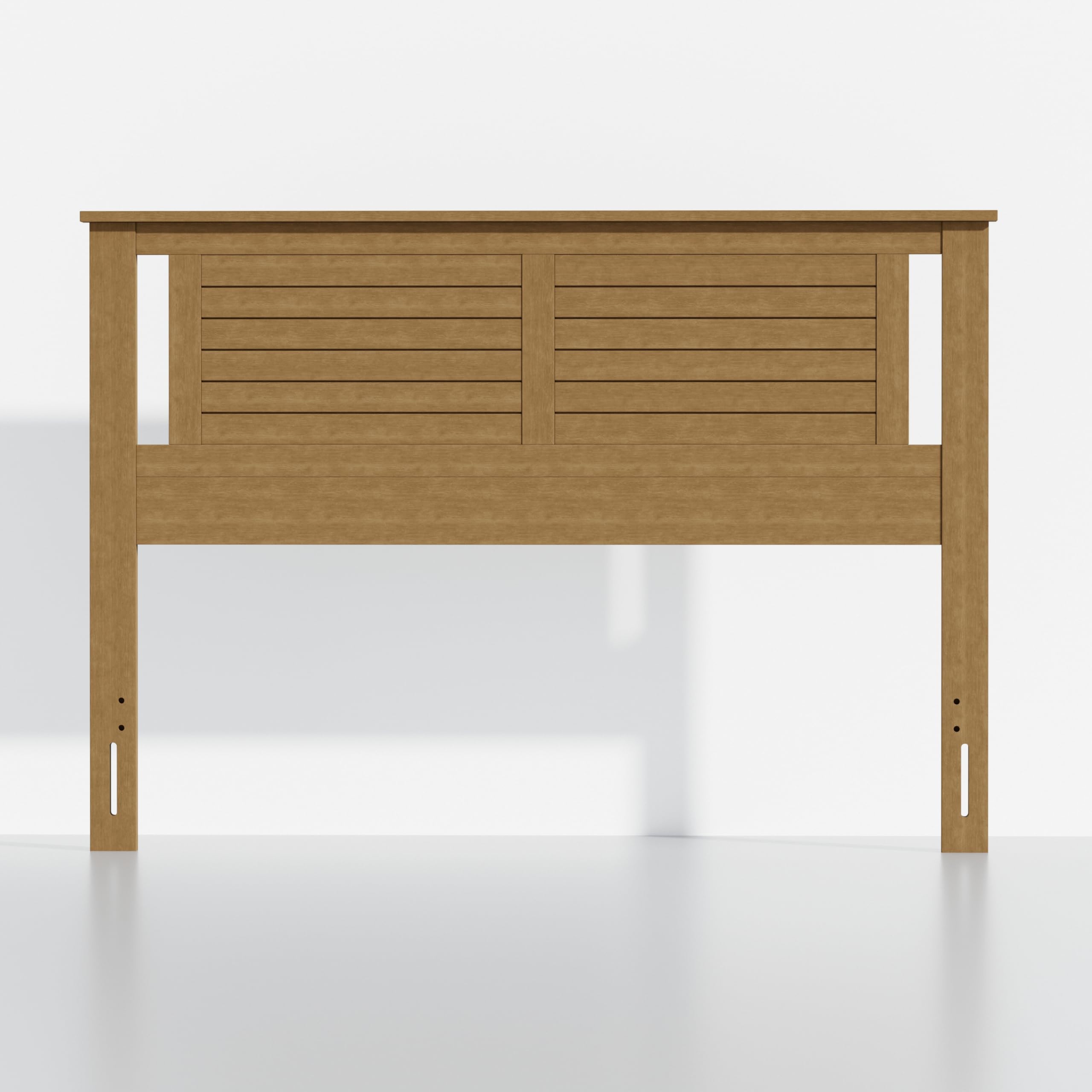 Serene Solid Wood Modern Farmhouse Panel Headboard with Horizontal Scoring in Pine – image 3