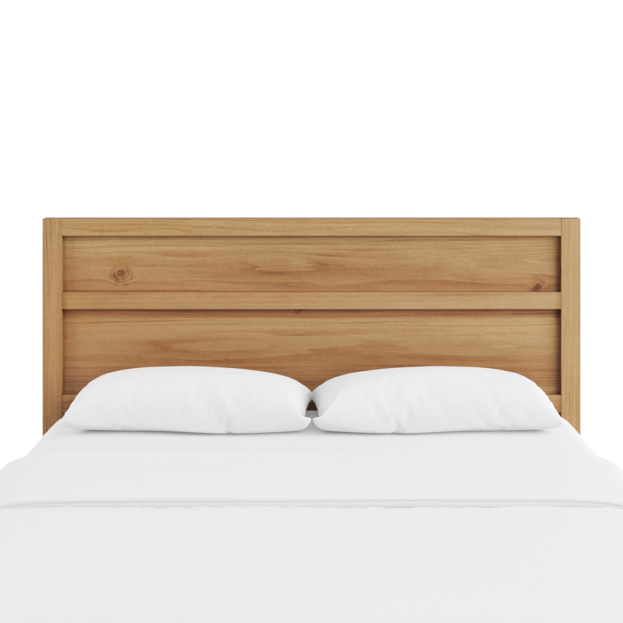 Serene Solid Wood Clean-Line Headboard in Pine – image 5