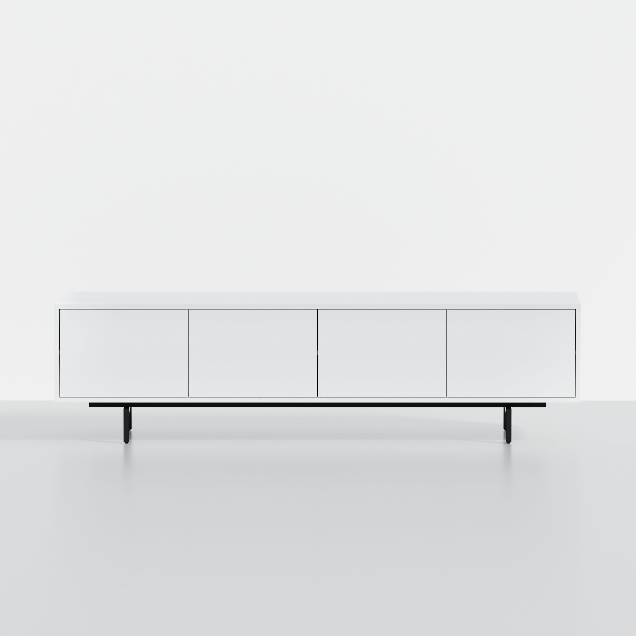Norrhaus 75 x 20 Inch Modern TV Stand with 4-Doors – image 2
