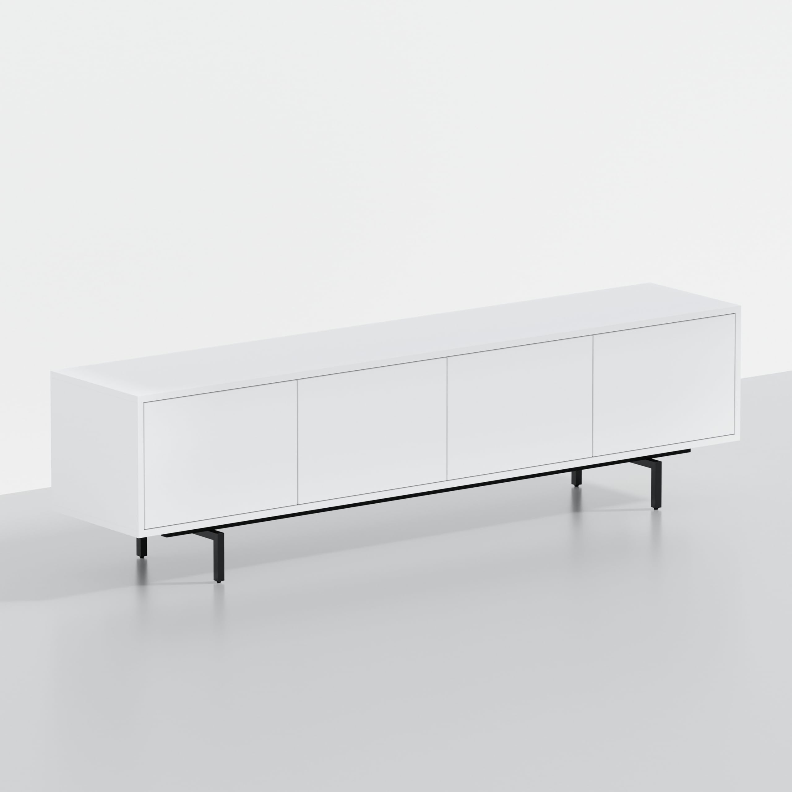 Norrhaus 75 x 20 Inch Modern TV Stand with 4-Doors – image 4