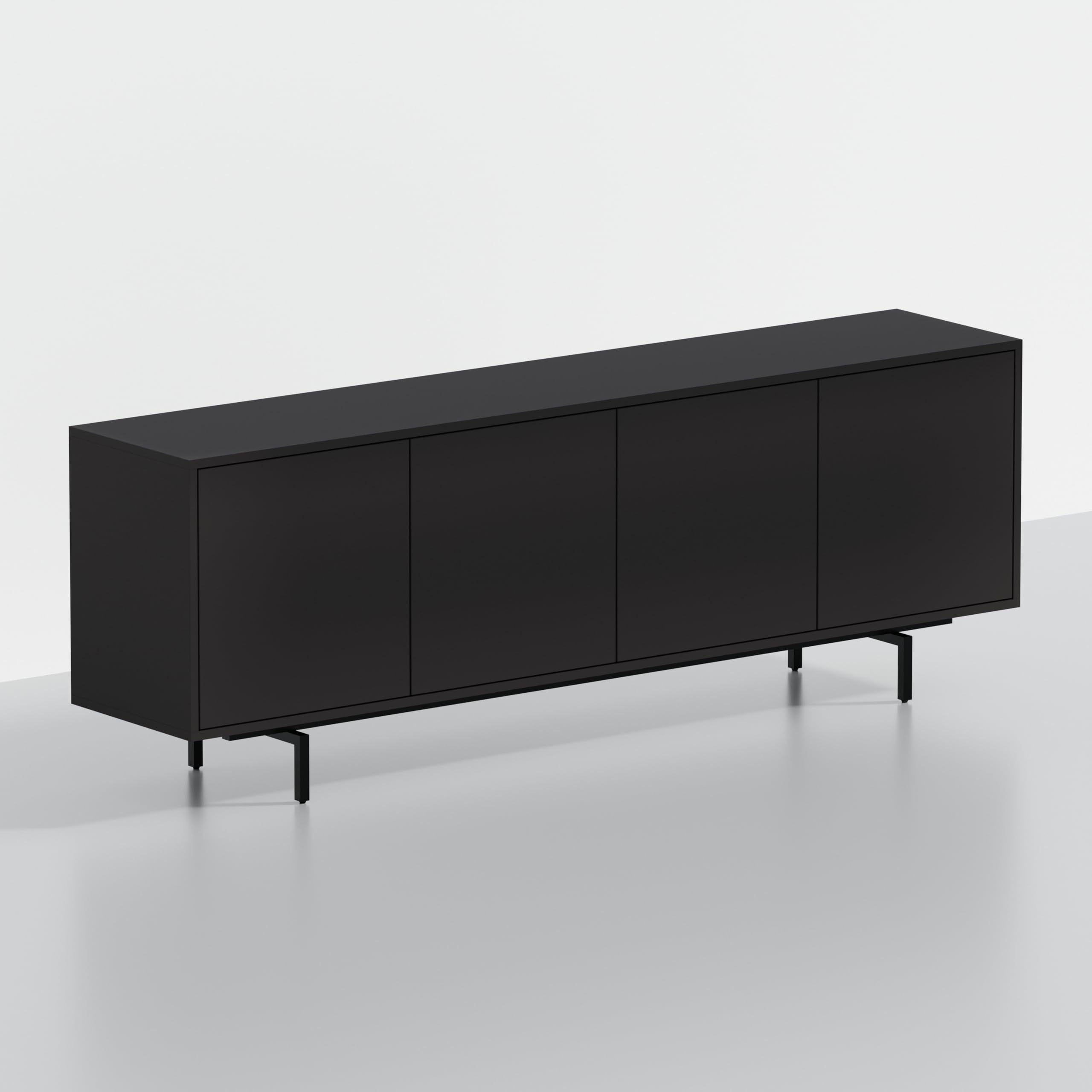 Norrhaus 75" Modern TV Stand – 4-Door, 26" H – image 4