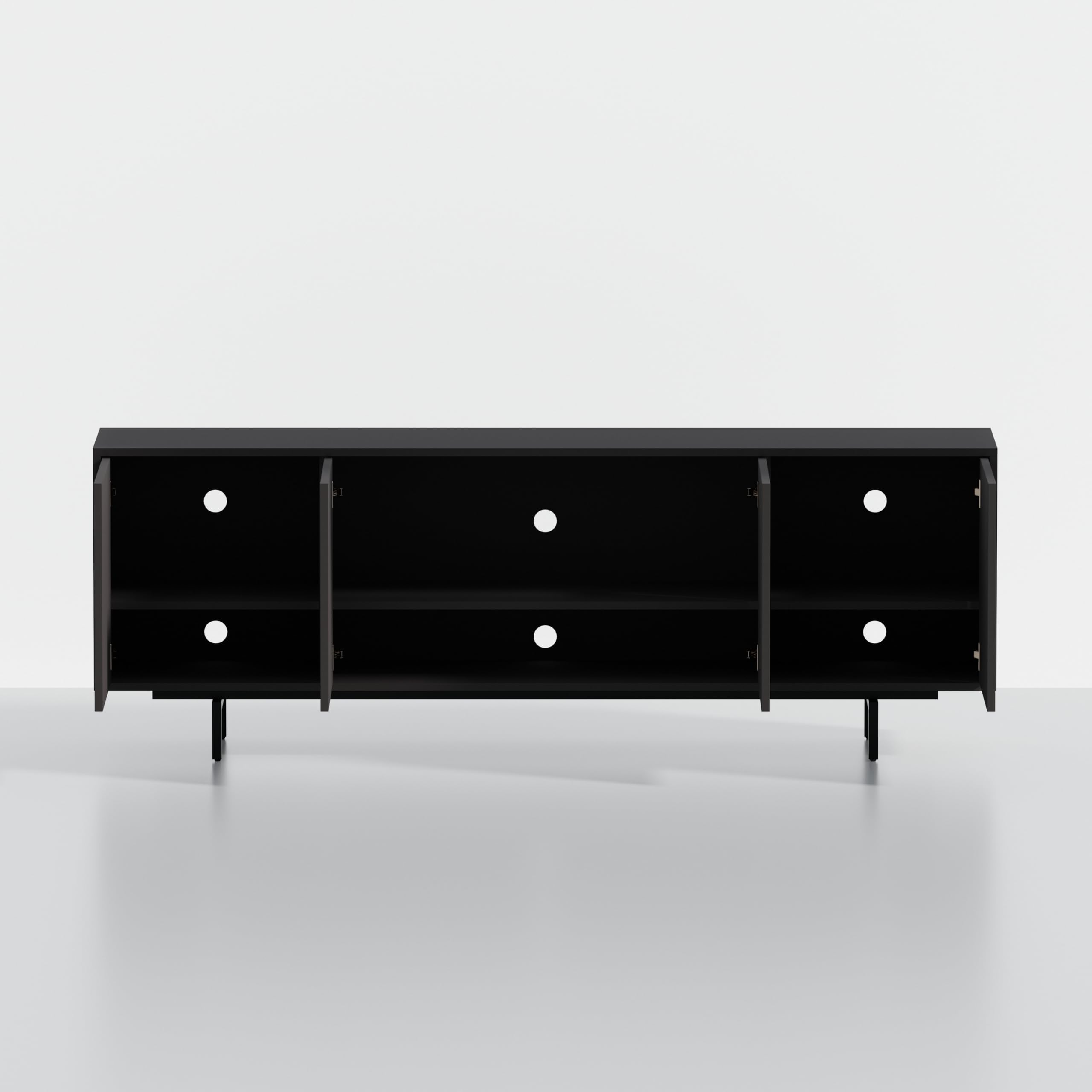 Norrhaus 75" Modern TV Stand – 4-Door, 26" H – image 6