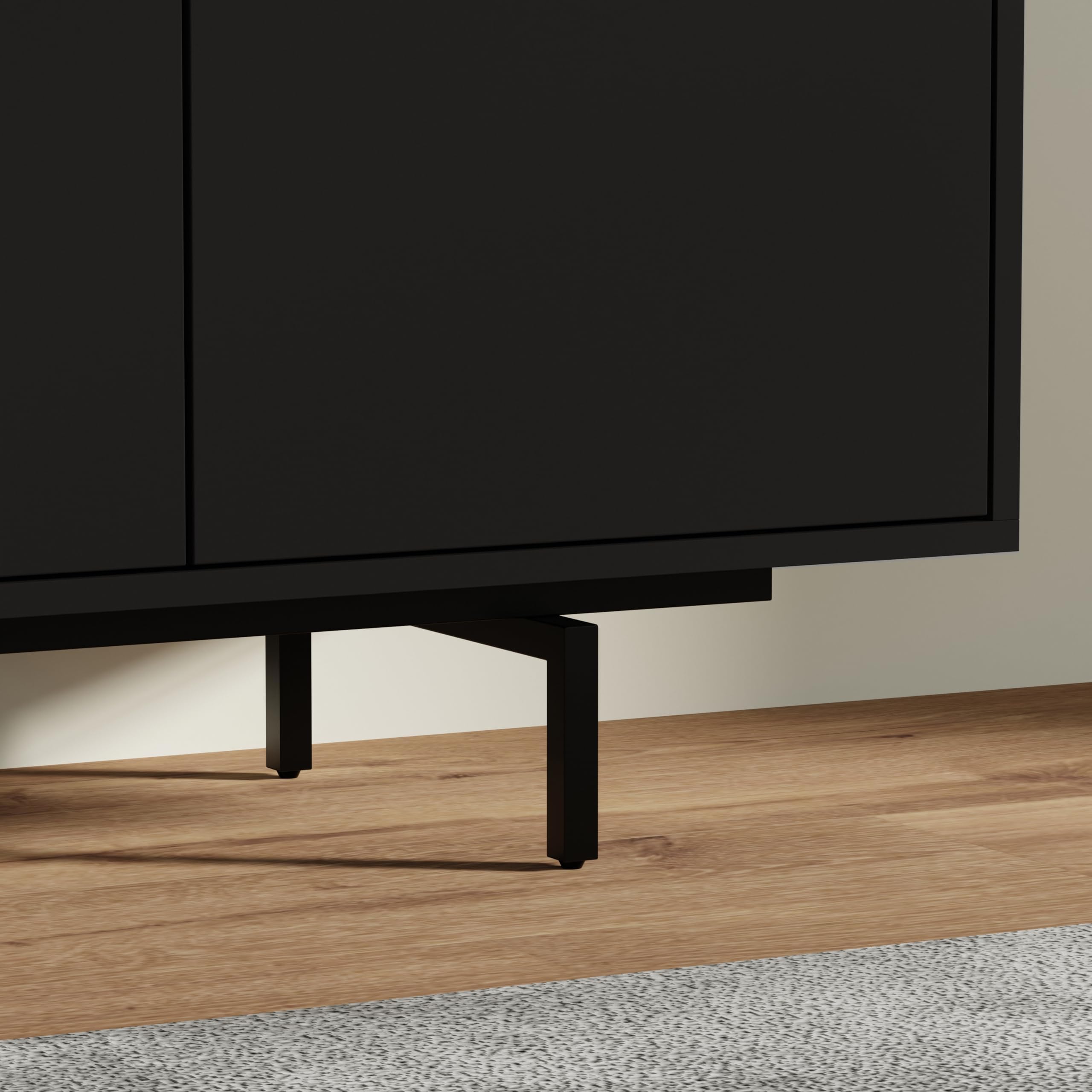 Norrhaus 75" Modern TV Stand – 4-Door, 26" H – image 9