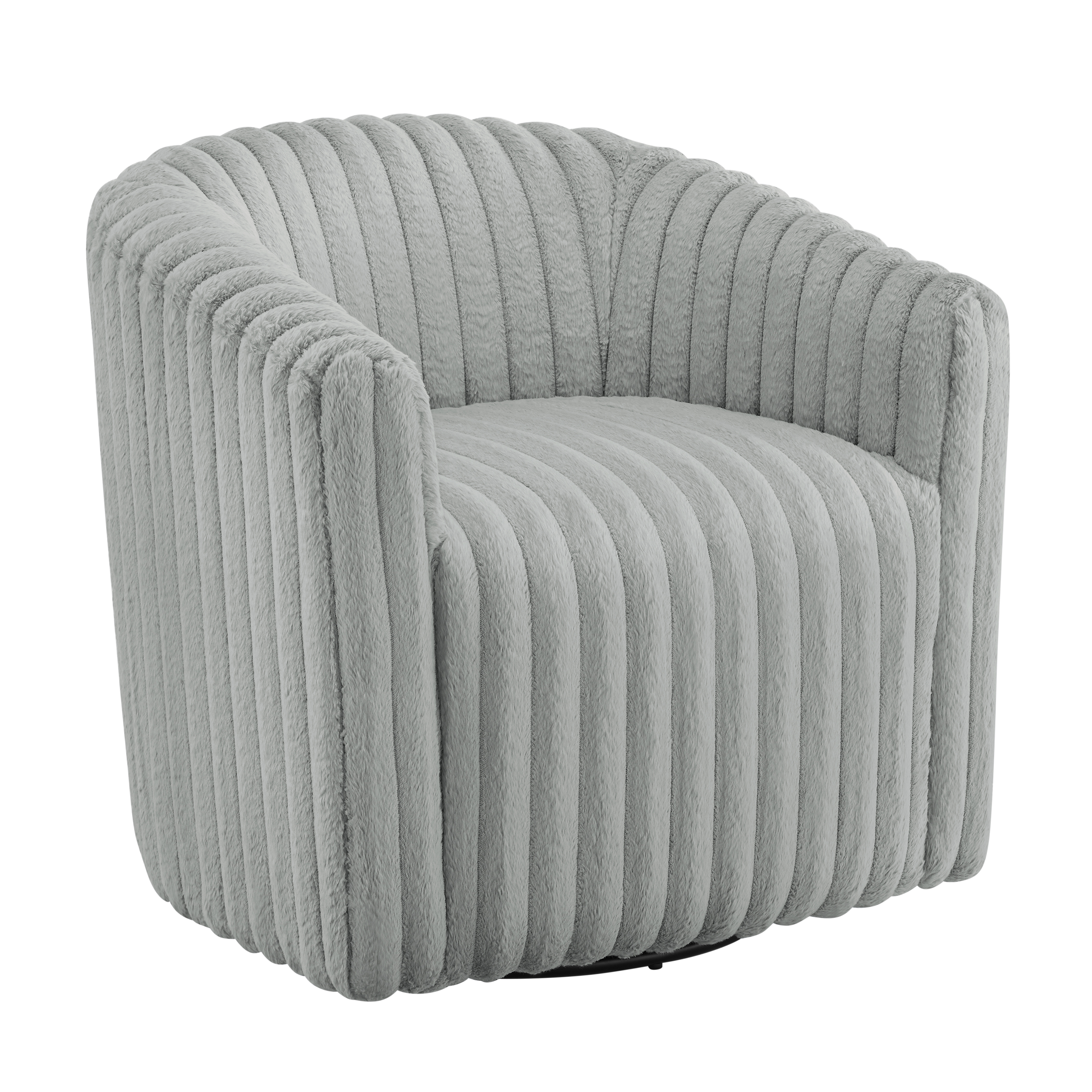 The Avondale Swivel Barrel Chair in Ultra Soft, Plush Jumbo Cord – image 3