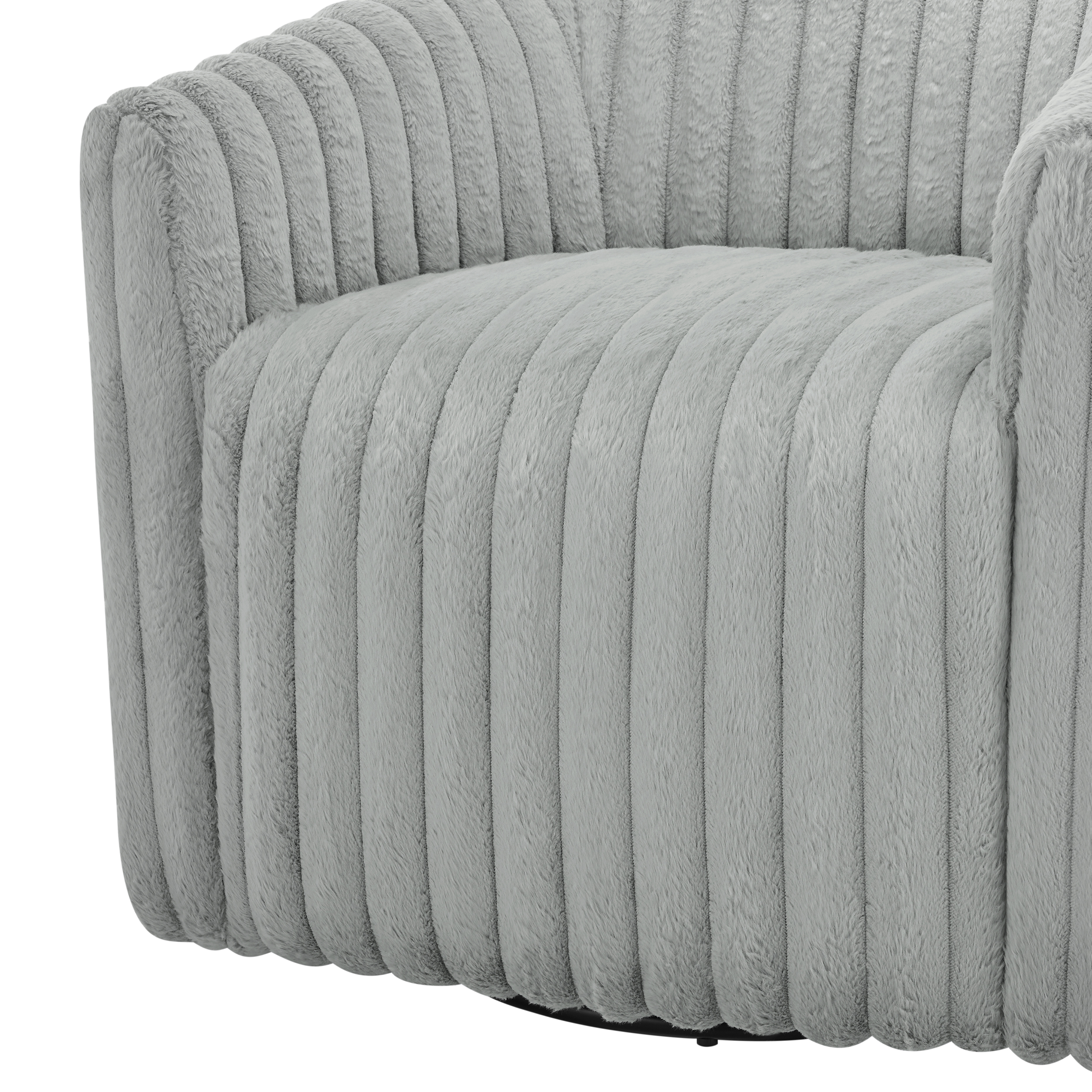 The Avondale Swivel Barrel Chair in Ultra Soft, Plush Jumbo Cord – image 6