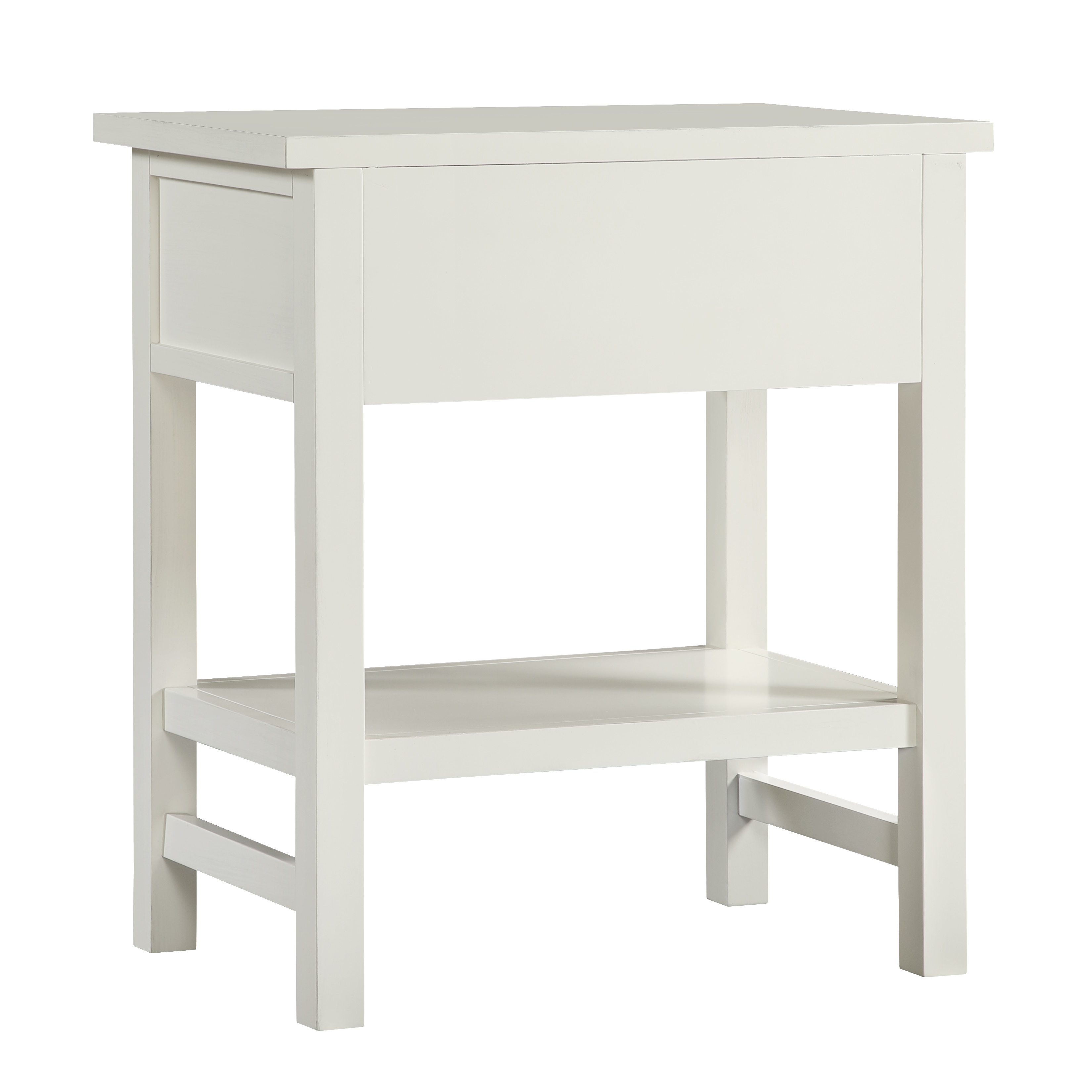 Farmington Farmhouse Style 1-Drawer Storage Nightstand with Shelf – image 4