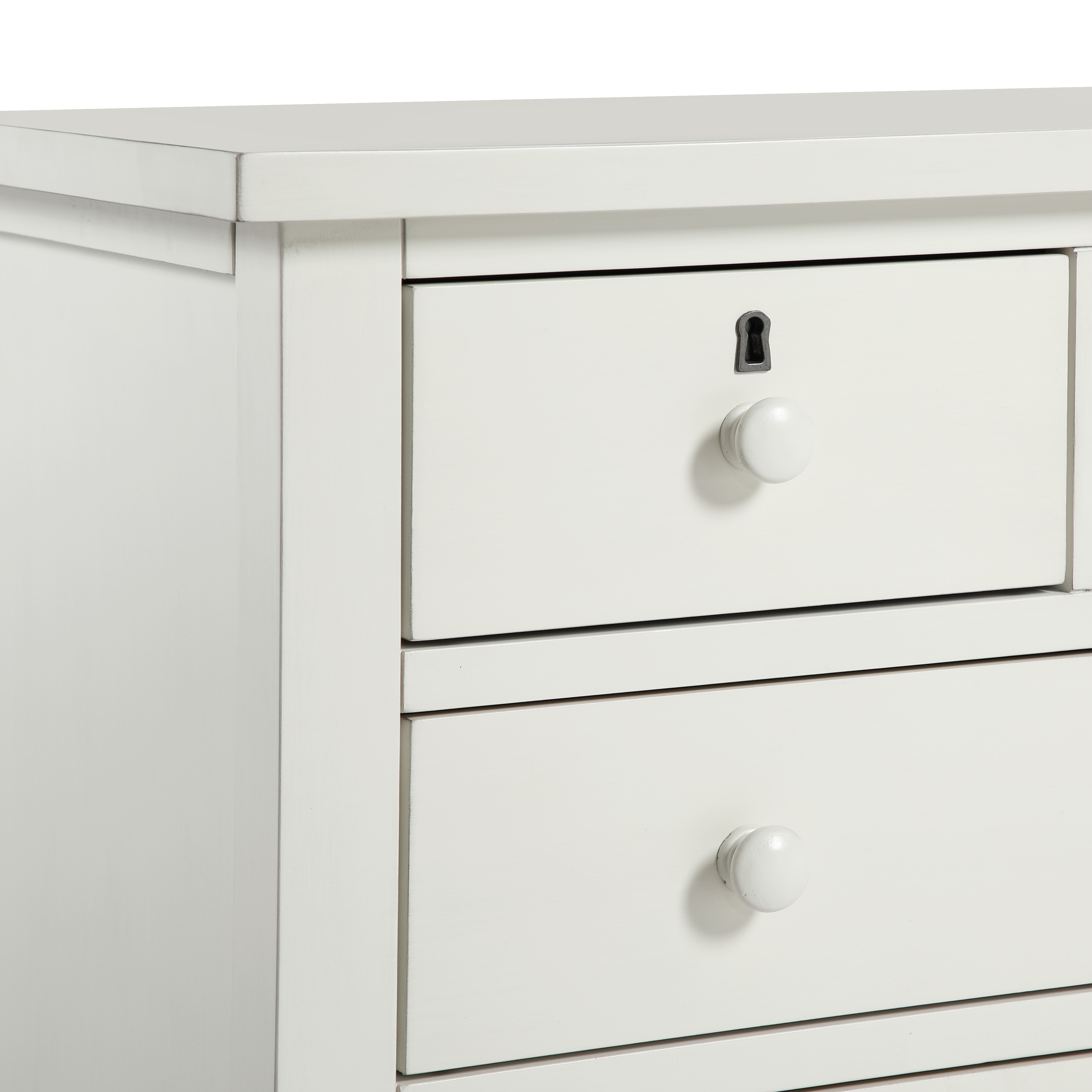 Greensboro 4-Drawer Storage Nightstand with Faux Keyhole Accents and Wooden Knobs – image 10