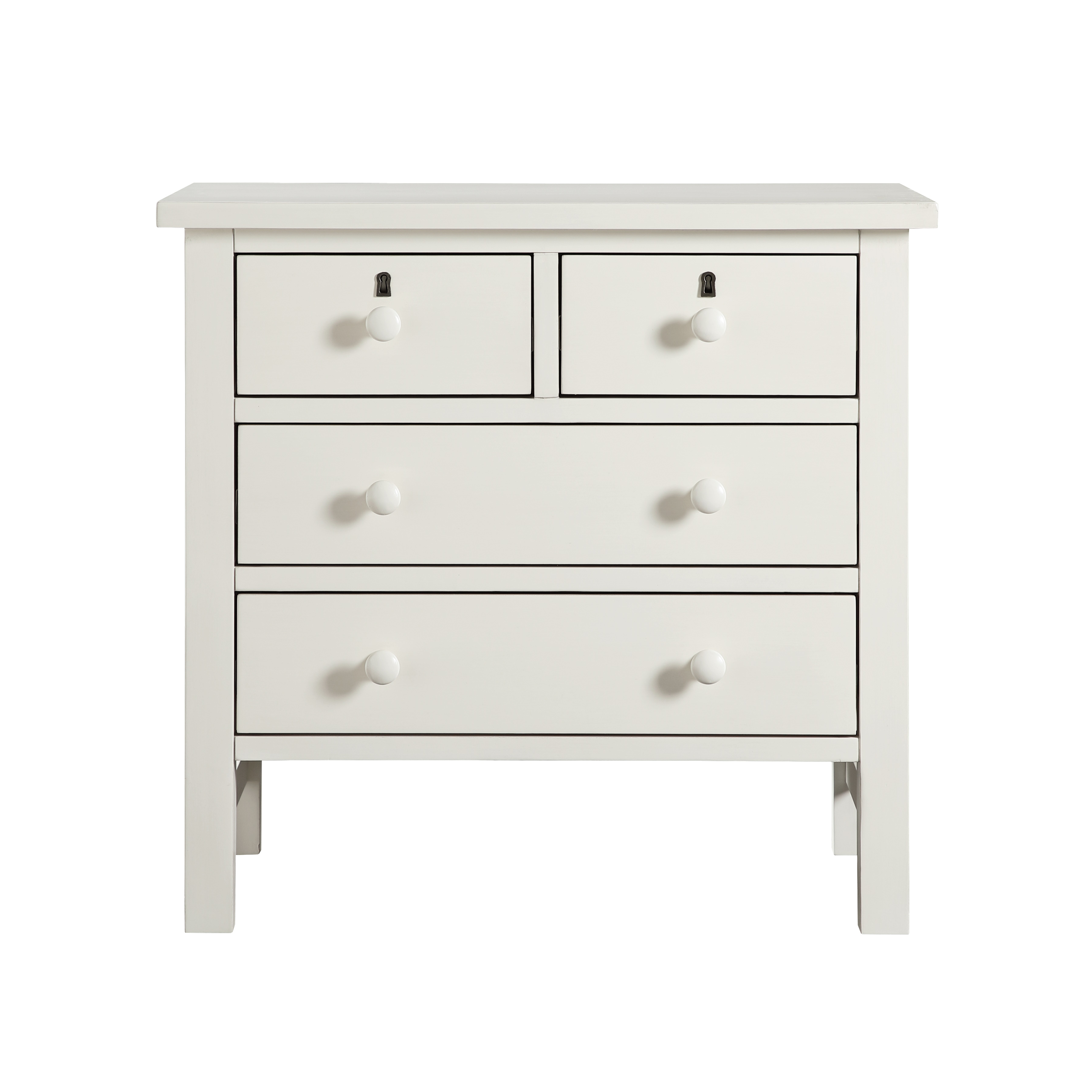 Greensboro 4-Drawer Storage Nightstand with Faux Keyhole Accents and Wooden Knobs – image 11