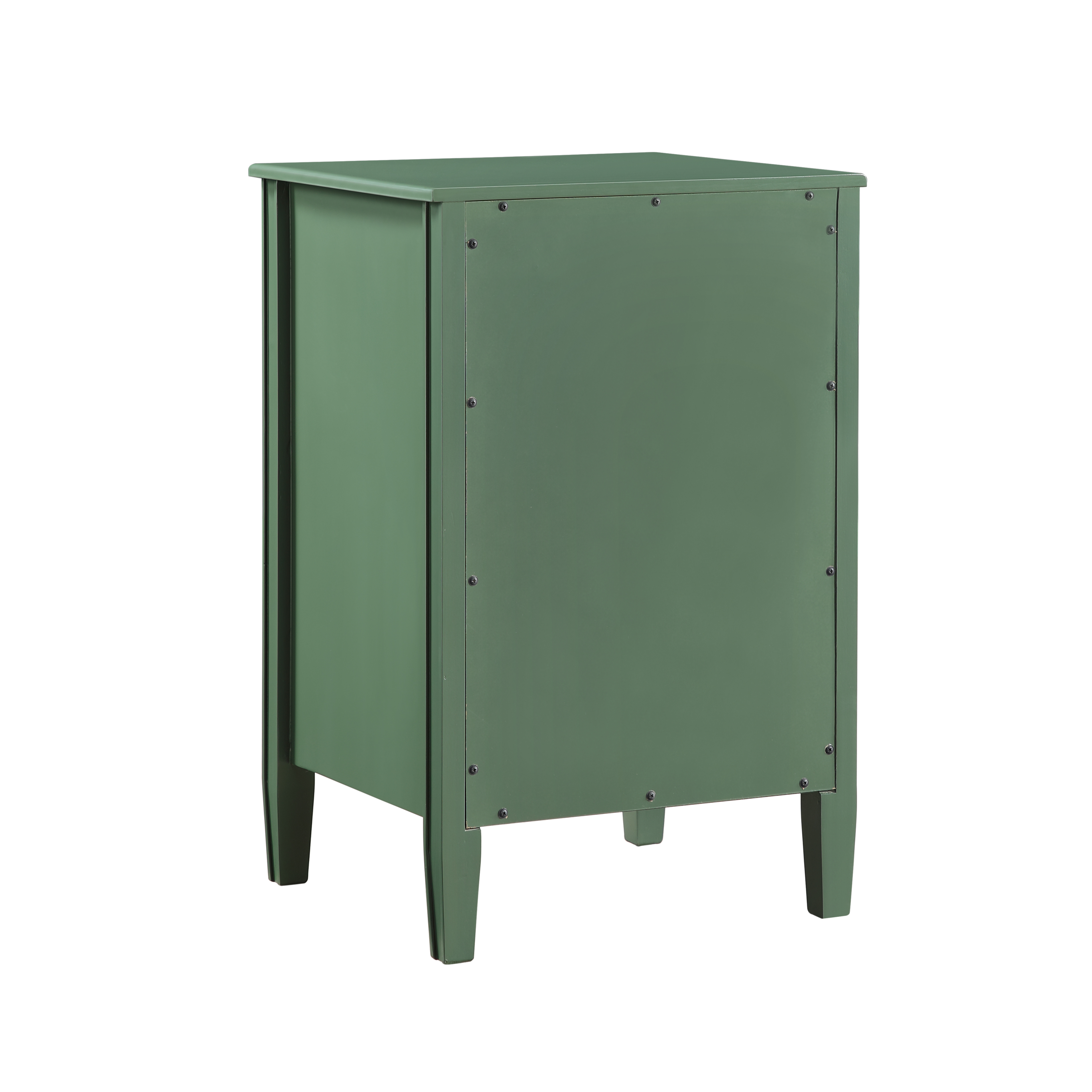 Westhaven 2-Drawer Nightstand with Open Shelf and Brushed Gold Knobs - Vintage Green – image 8