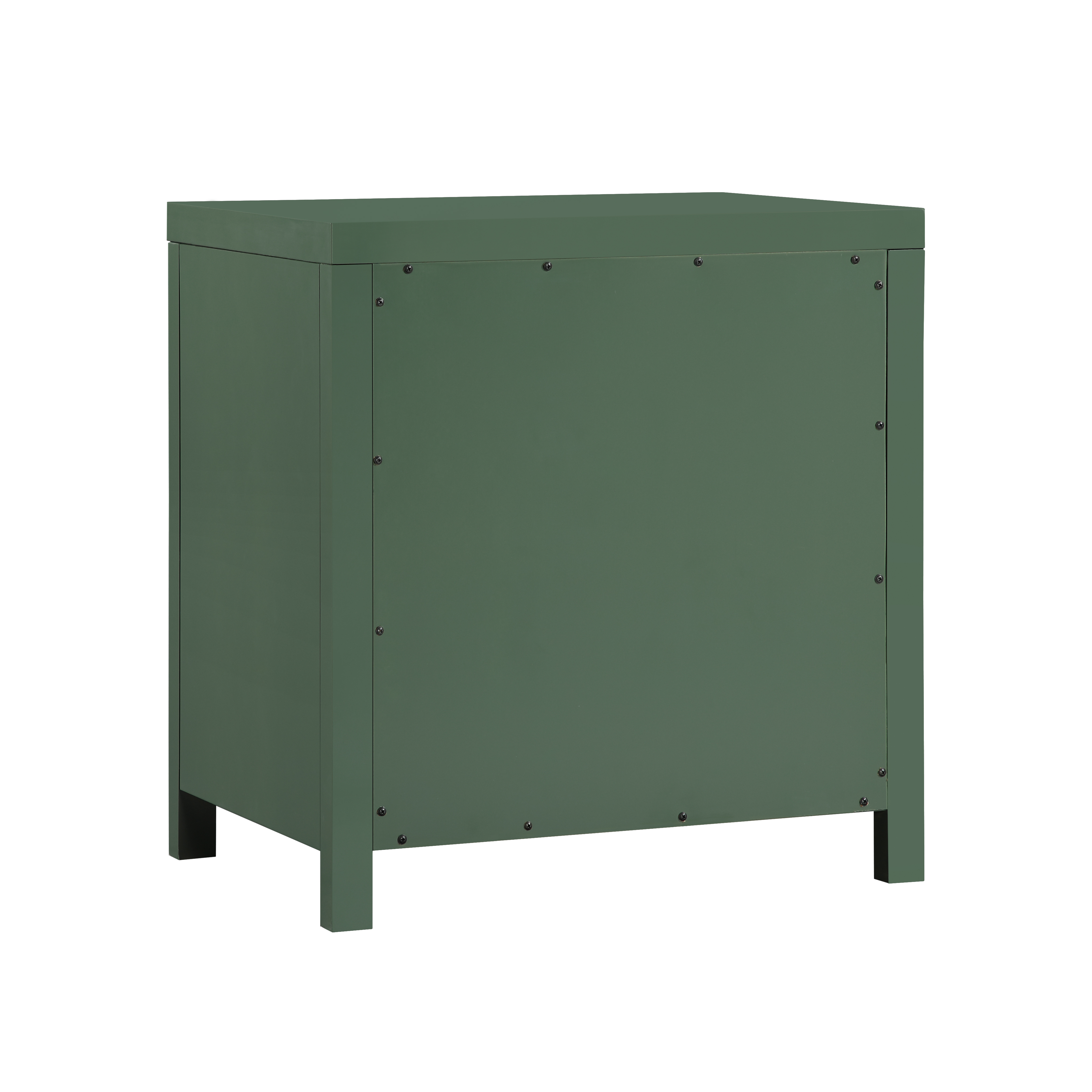 Newburgh 3-Drawer Nightstand with Brushed Gold Knobs - No Assembly Required - Vintage Green – image 8