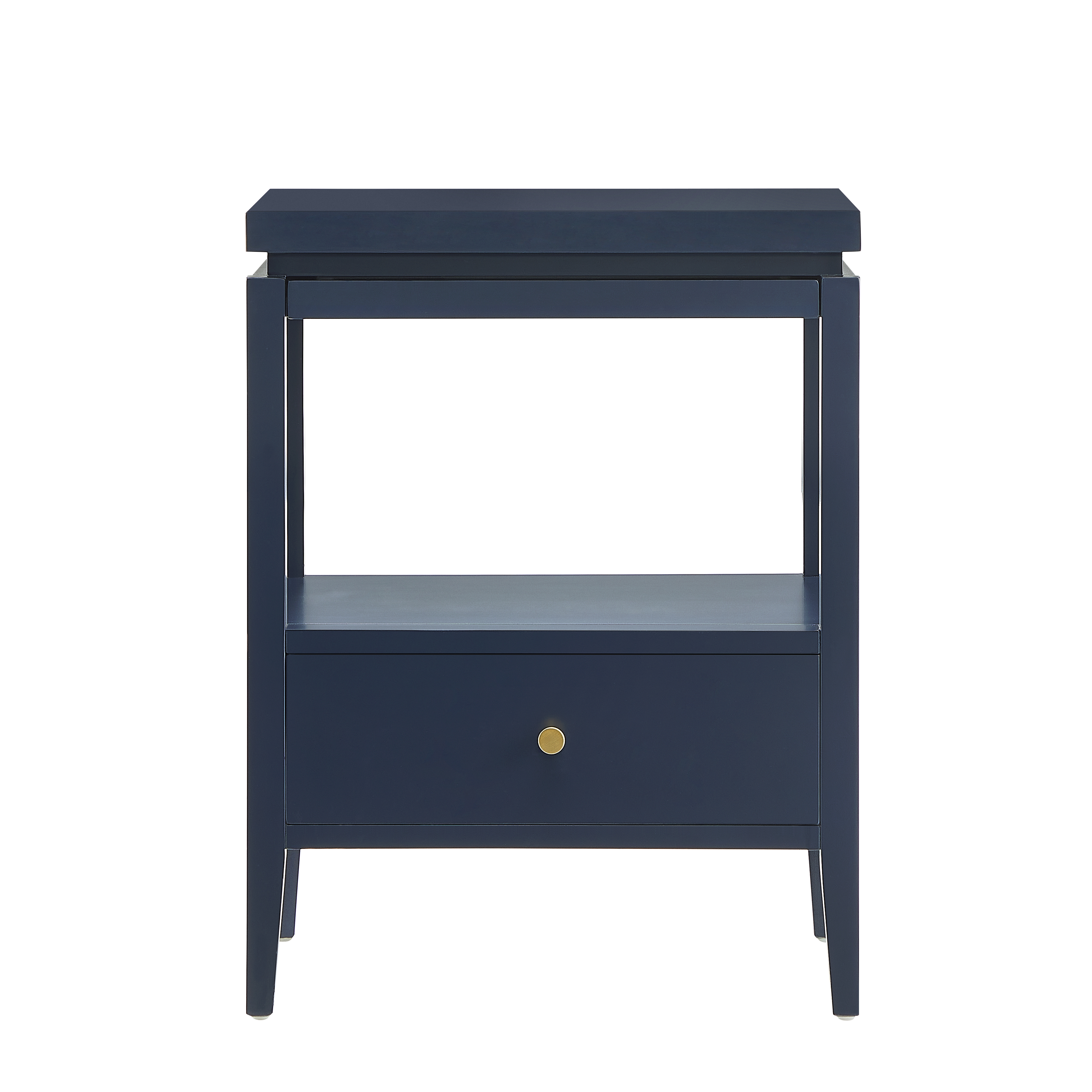 Olathe 1-Drawer Nightstand with Floating Top and Hidden Pull-Out Tray – image 3