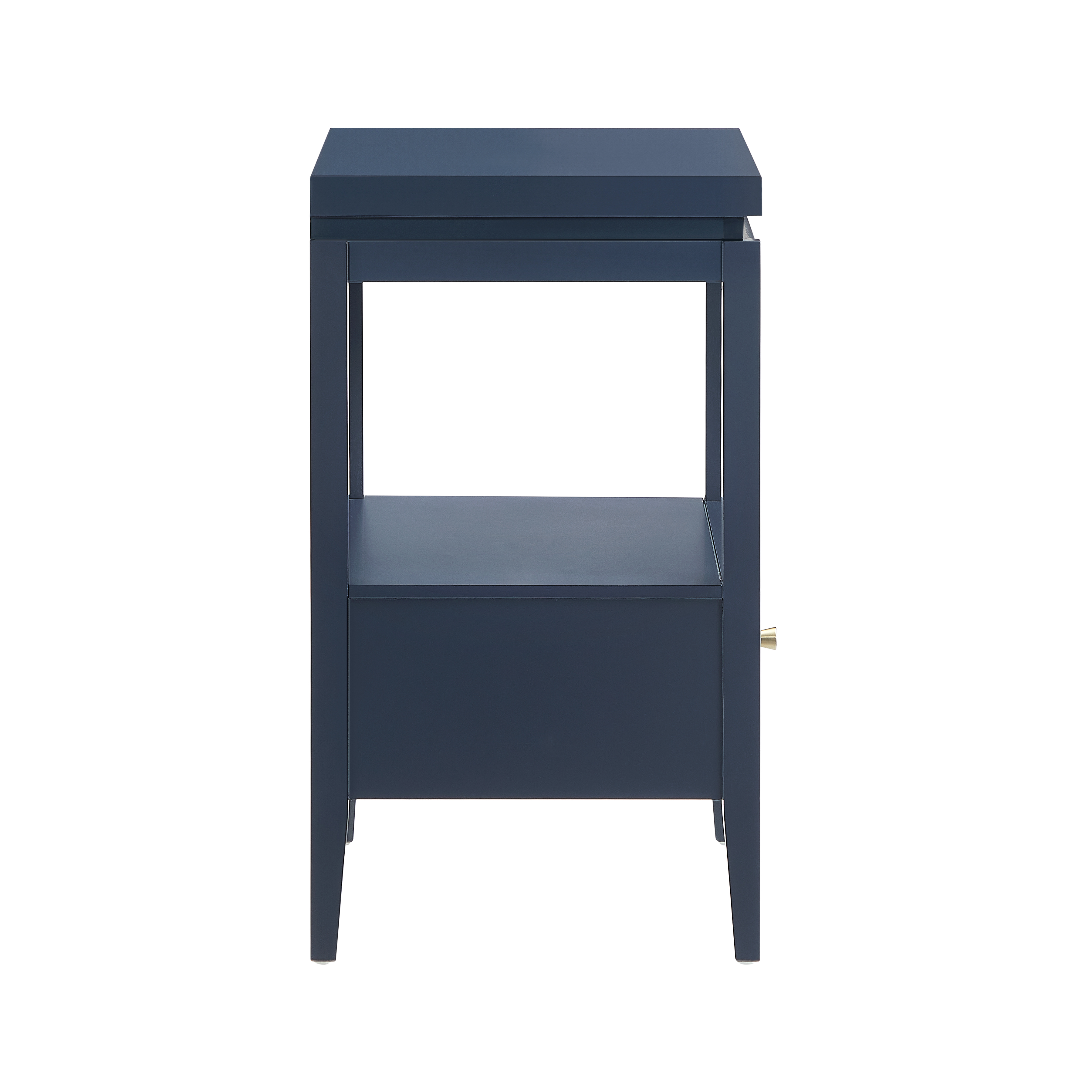 Olathe 1-Drawer Nightstand with Floating Top and Hidden Pull-Out Tray – image 7
