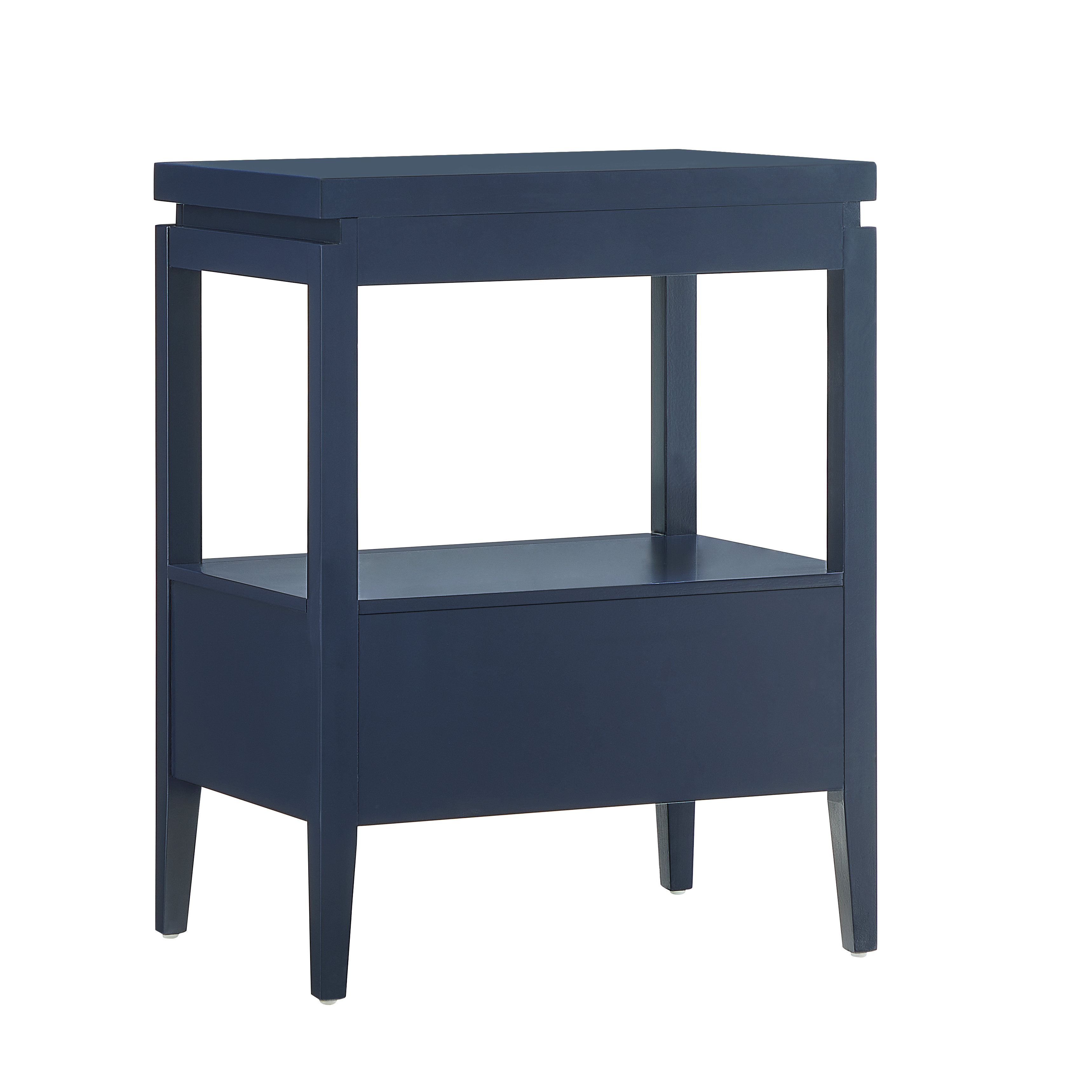 Olathe 1-Drawer Nightstand with Floating Top and Hidden Pull-Out Tray – image 8